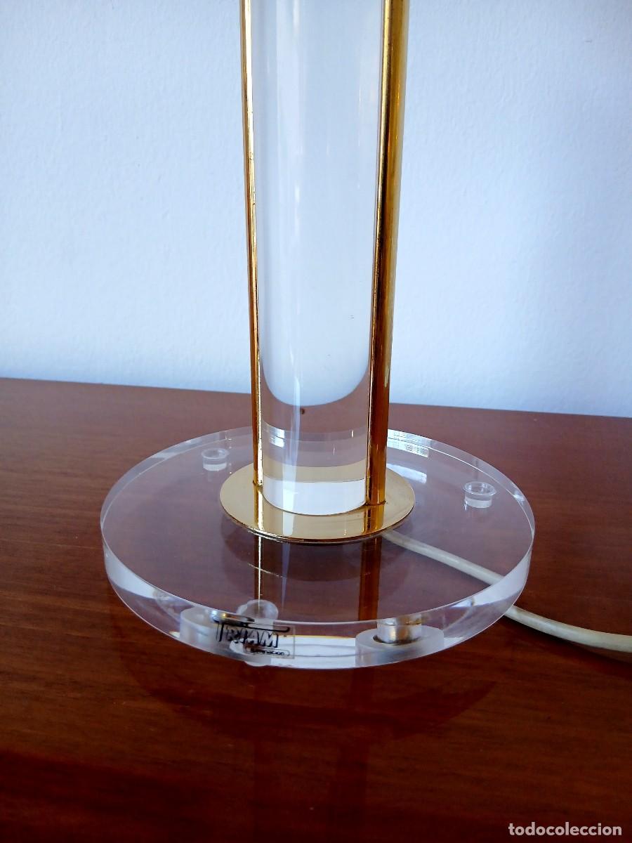 Vintage: LAMPARA DE MESA METACRILATO TRIAM ILUMINACI&Oacute;N - Foto 4