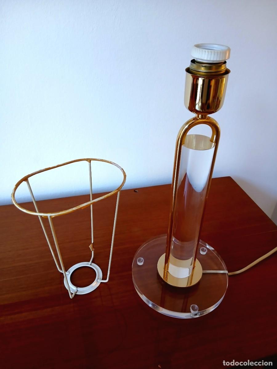 Vintage: LAMPARA DE MESA METACRILATO TRIAM ILUMINACI&Oacute;N - Foto 9
