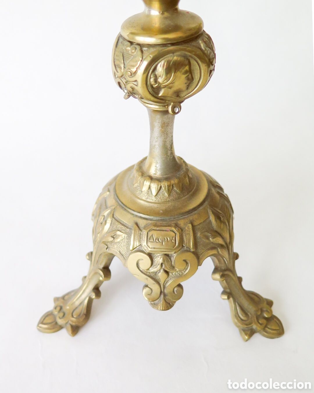 Vintage: Candelabros de bronce - Foto 3