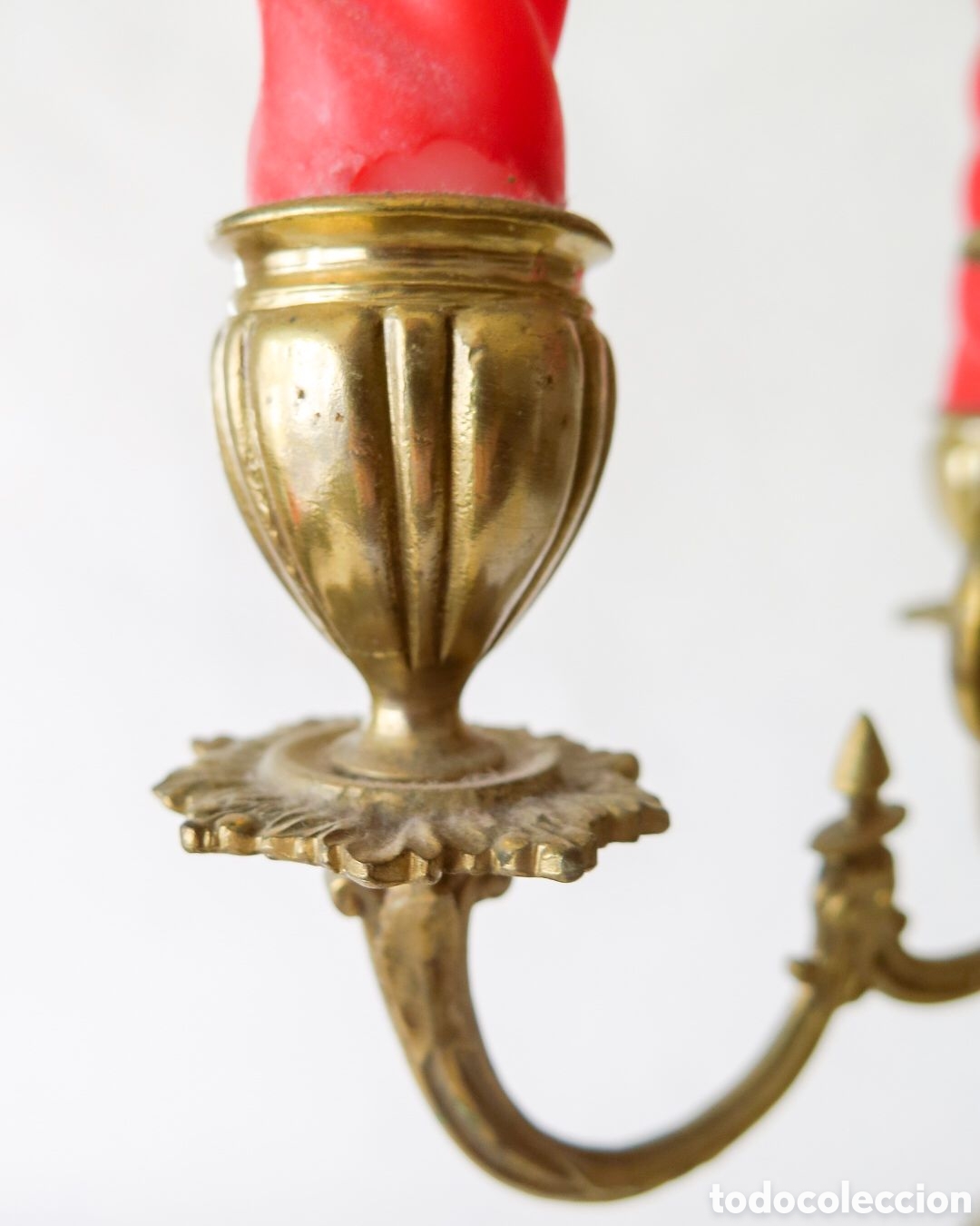 Vintage: Candelabros de bronce - Foto 5