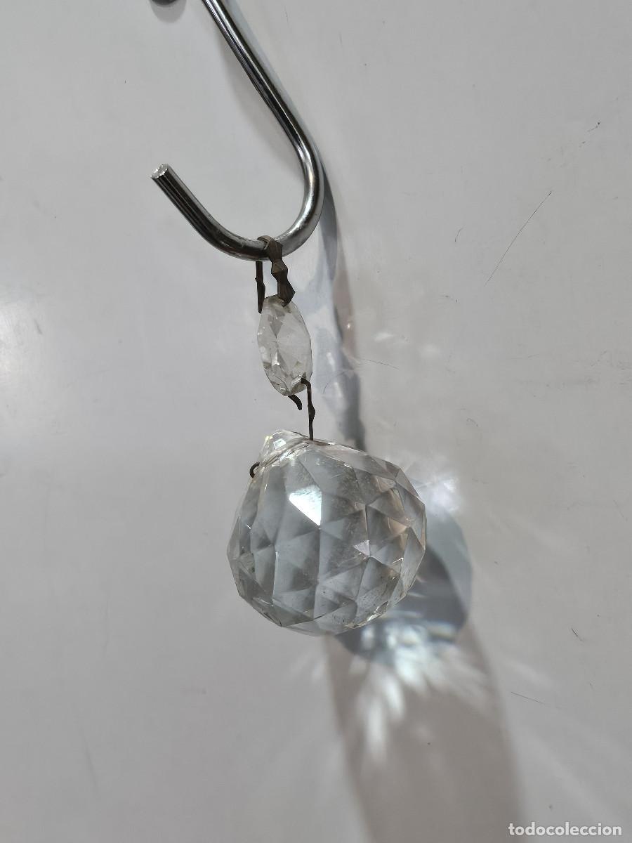 Vintage: bola de cristal de lampara - Foto 1