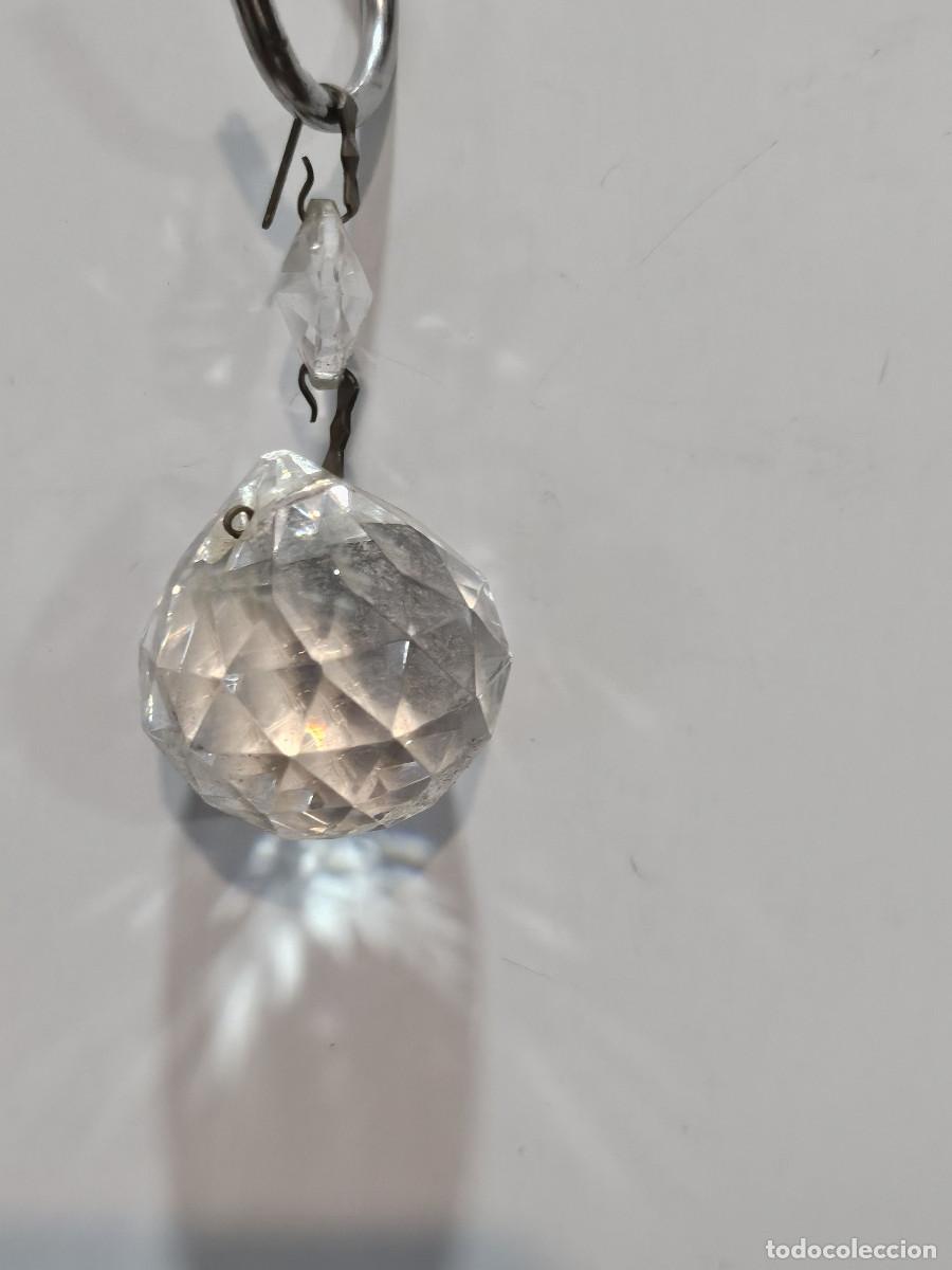 Vintage: bola de cristal de lampara - Foto 2