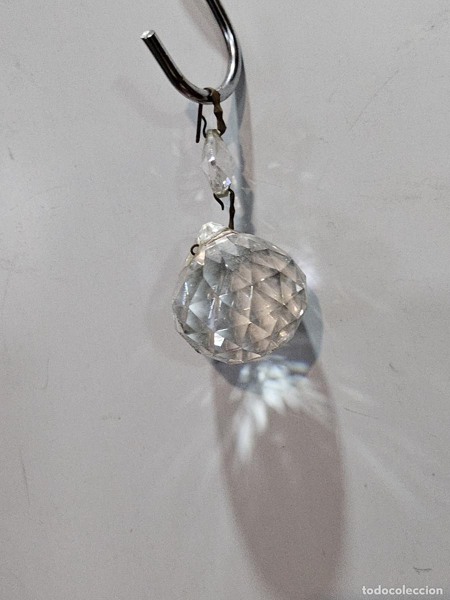 Vintage: bola de cristal de lampara - Foto 2