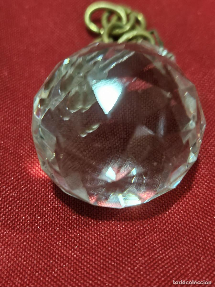 Vintage: bola de cristal de lampara - Foto 3