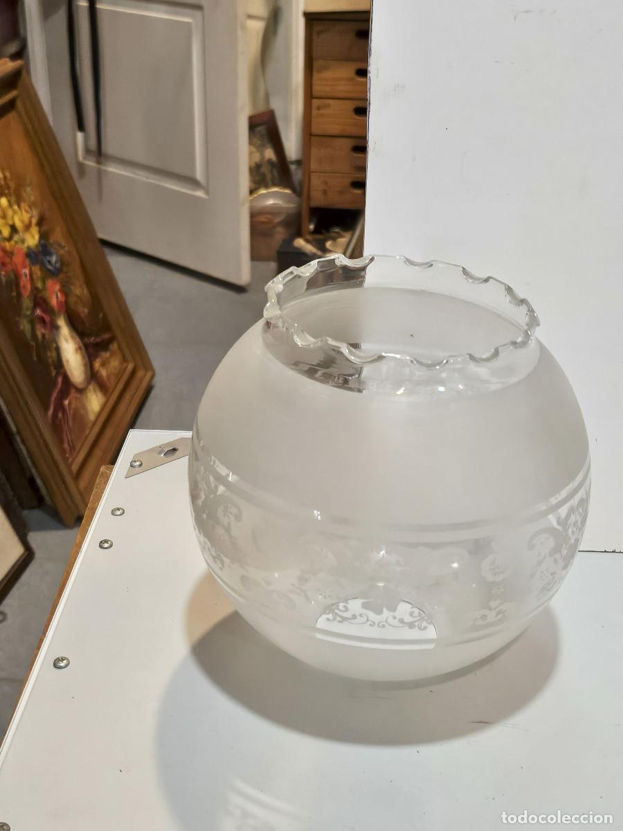 Vintage: tulipa de cristal para lamp&agrave;ras - Foto 1