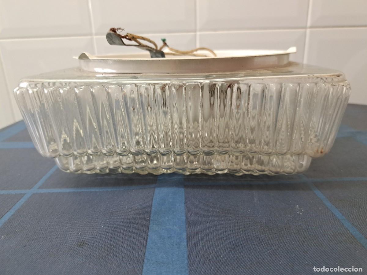 Vintage: Lampara vintage de cristal labrado - Foto 2