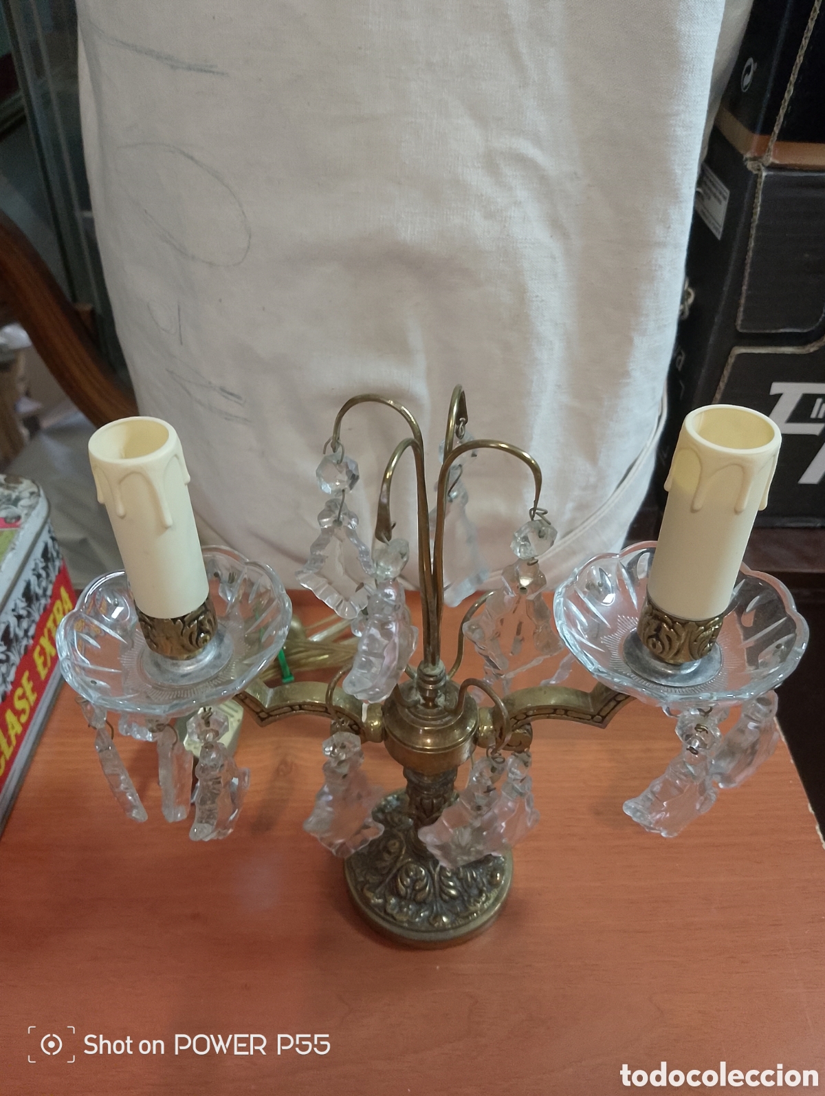 Vintage: Candelabros de mesa XIX - Foto 1