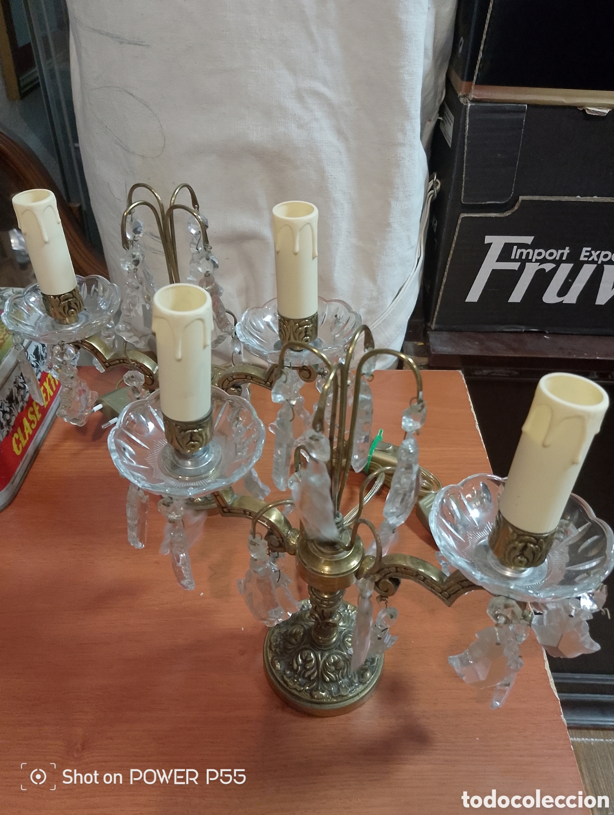 Vintage: Candelabros de mesa XIX - Foto 2