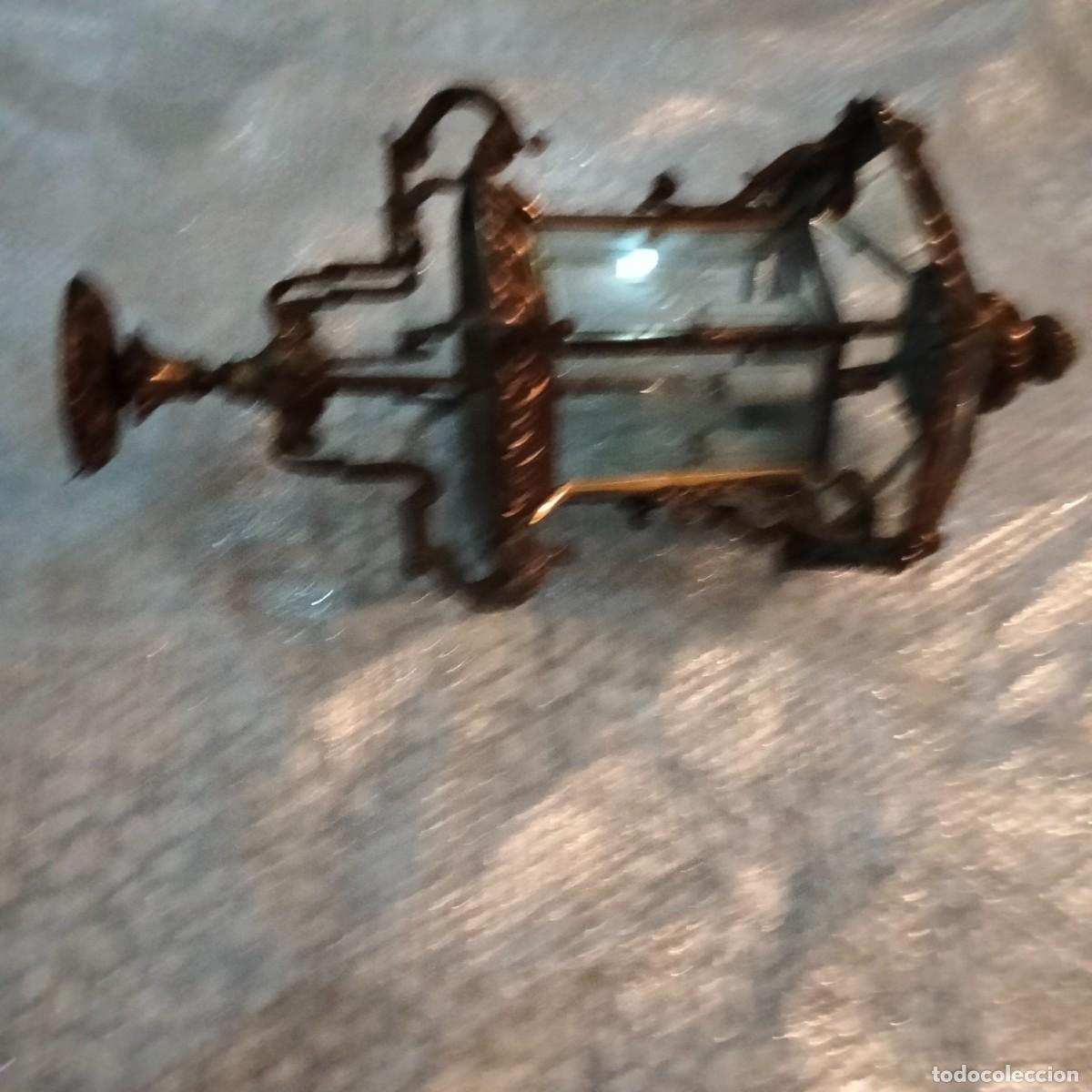 Vintage: Lampara tipo farol (&asymp;68 &times; 32 cm) - Foto 4