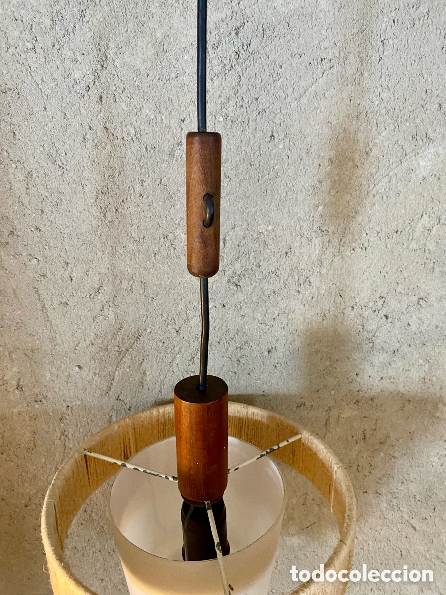 Vintage: L&aacute;mpara de techo danesa vintage - Foto 4