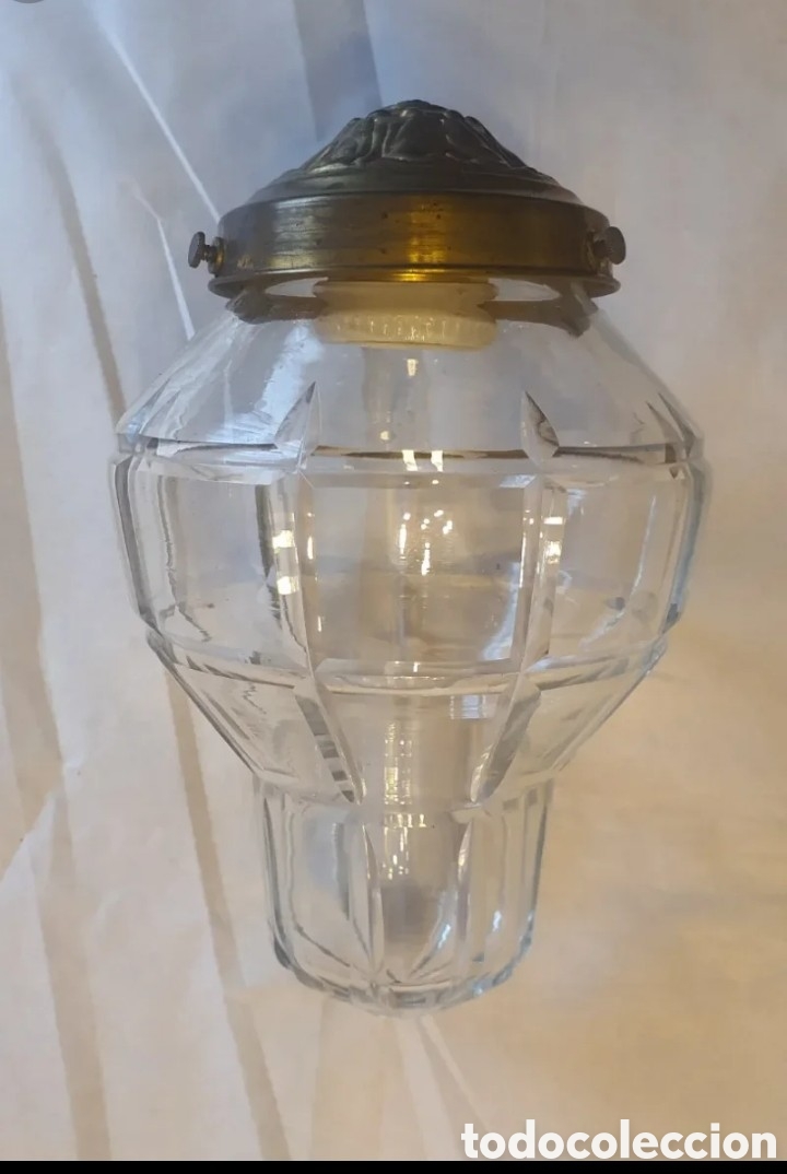 Vintage: L&aacute;mpara cristal vintage - Foto 3