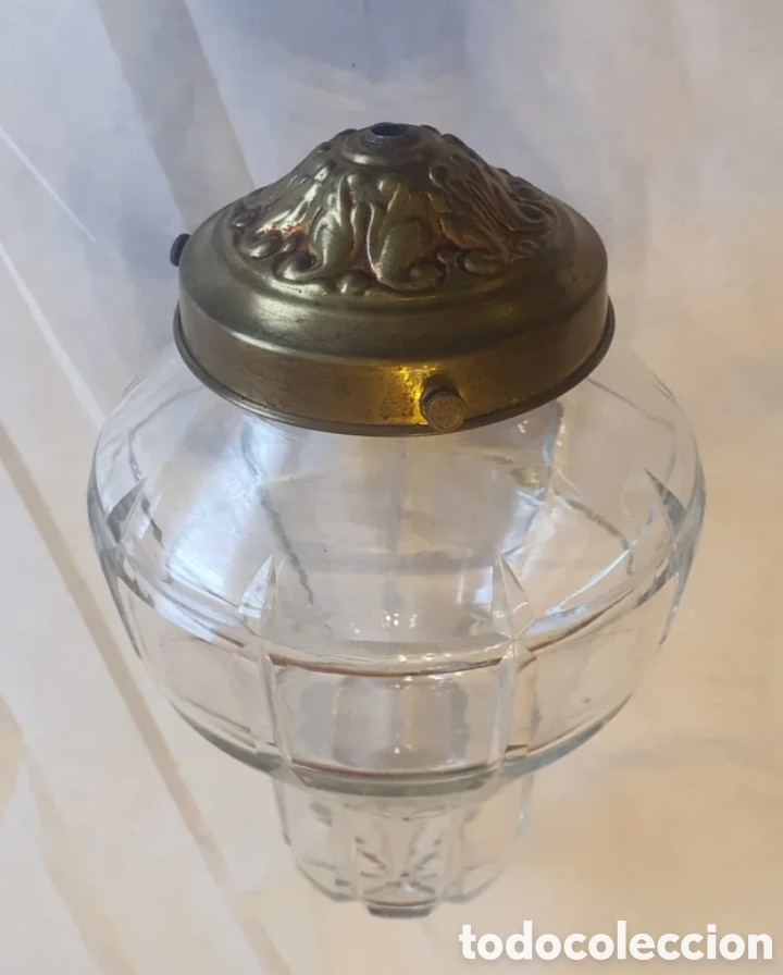 Vintage: L&aacute;mpara cristal vintage - Foto 1