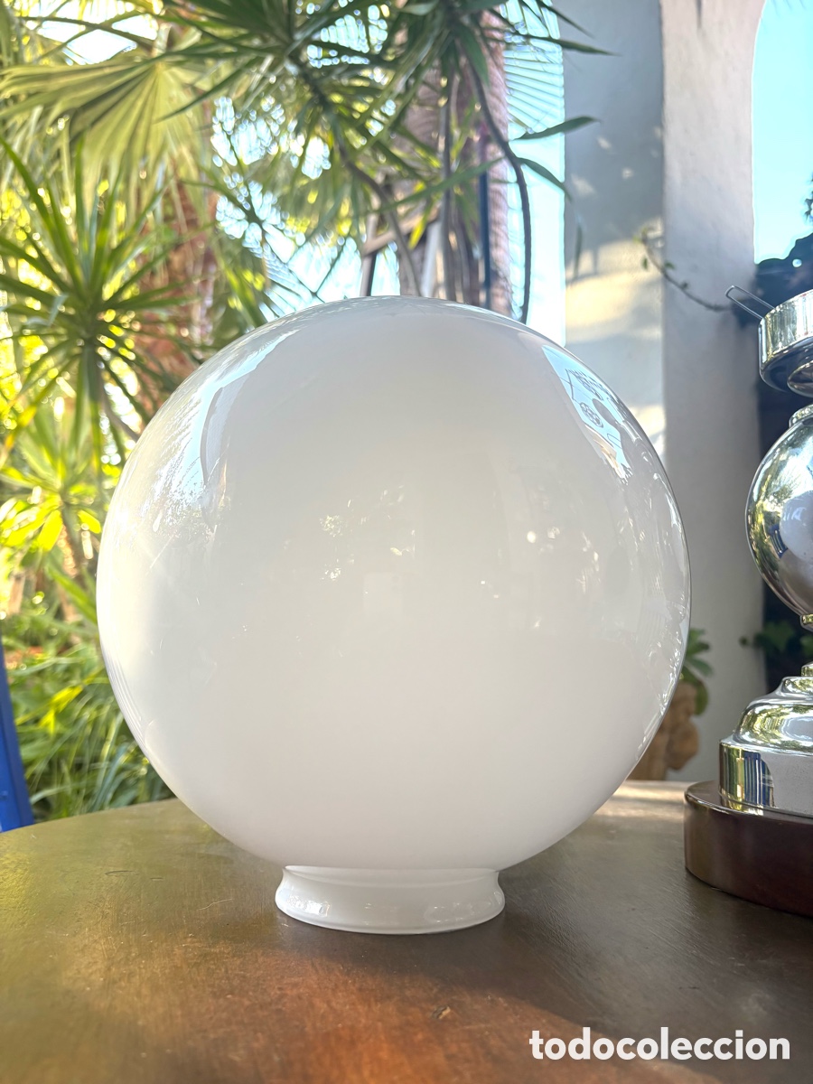 Vintage: GRAN L&Aacute;MPARA SPACE AGE ACERO CROMADO. - Foto 6