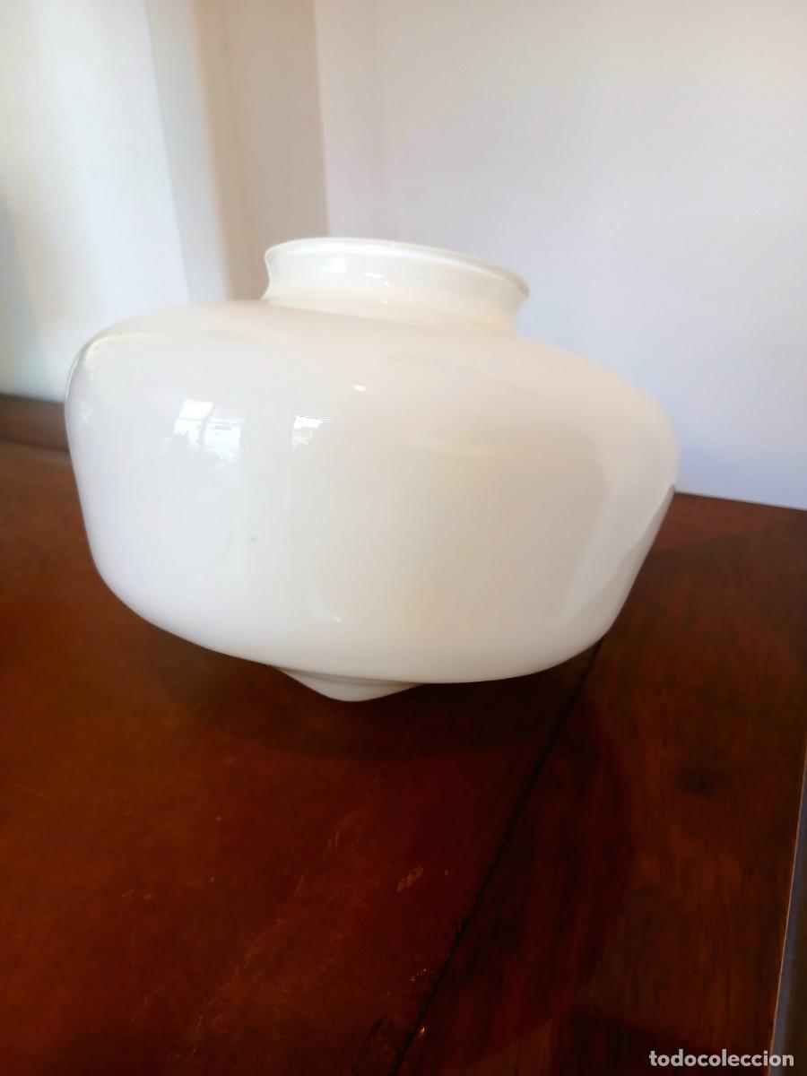 Vintage: GLOBO CRISTAL BLANCO ART DEC&Oacute; - Foto 3