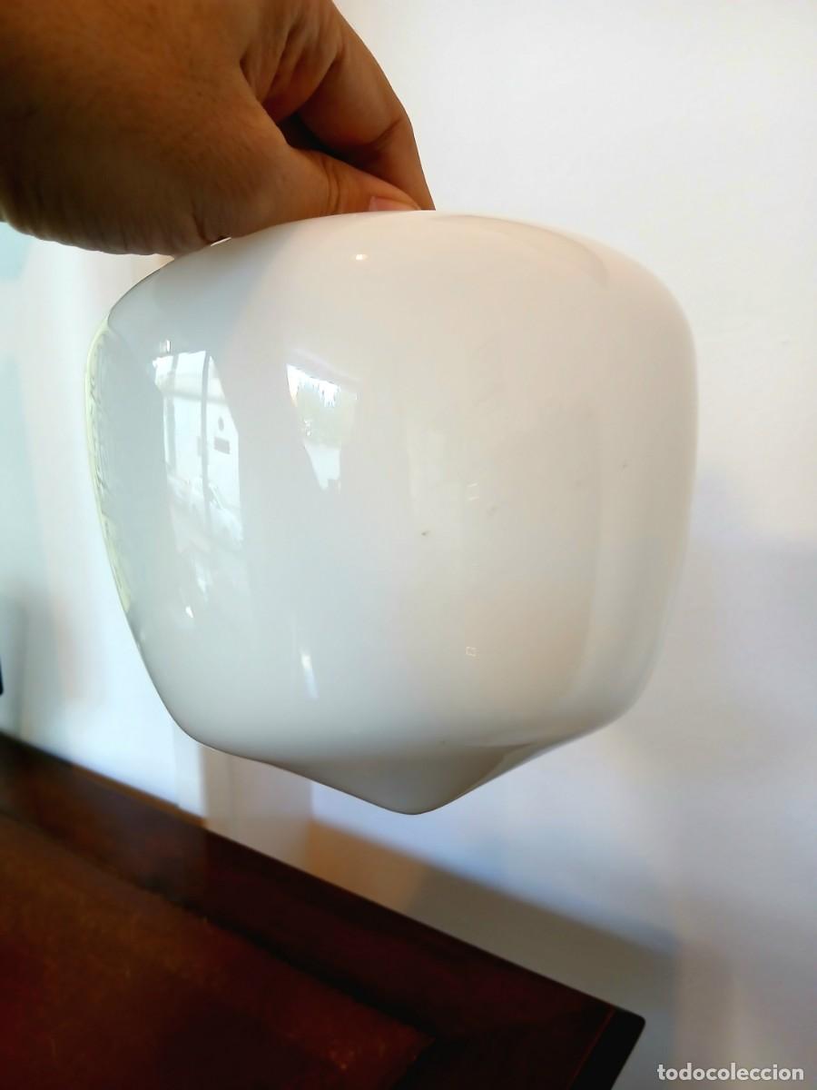 Vintage: GLOBO CRISTAL BLANCO ART DEC&Oacute; - Foto 2