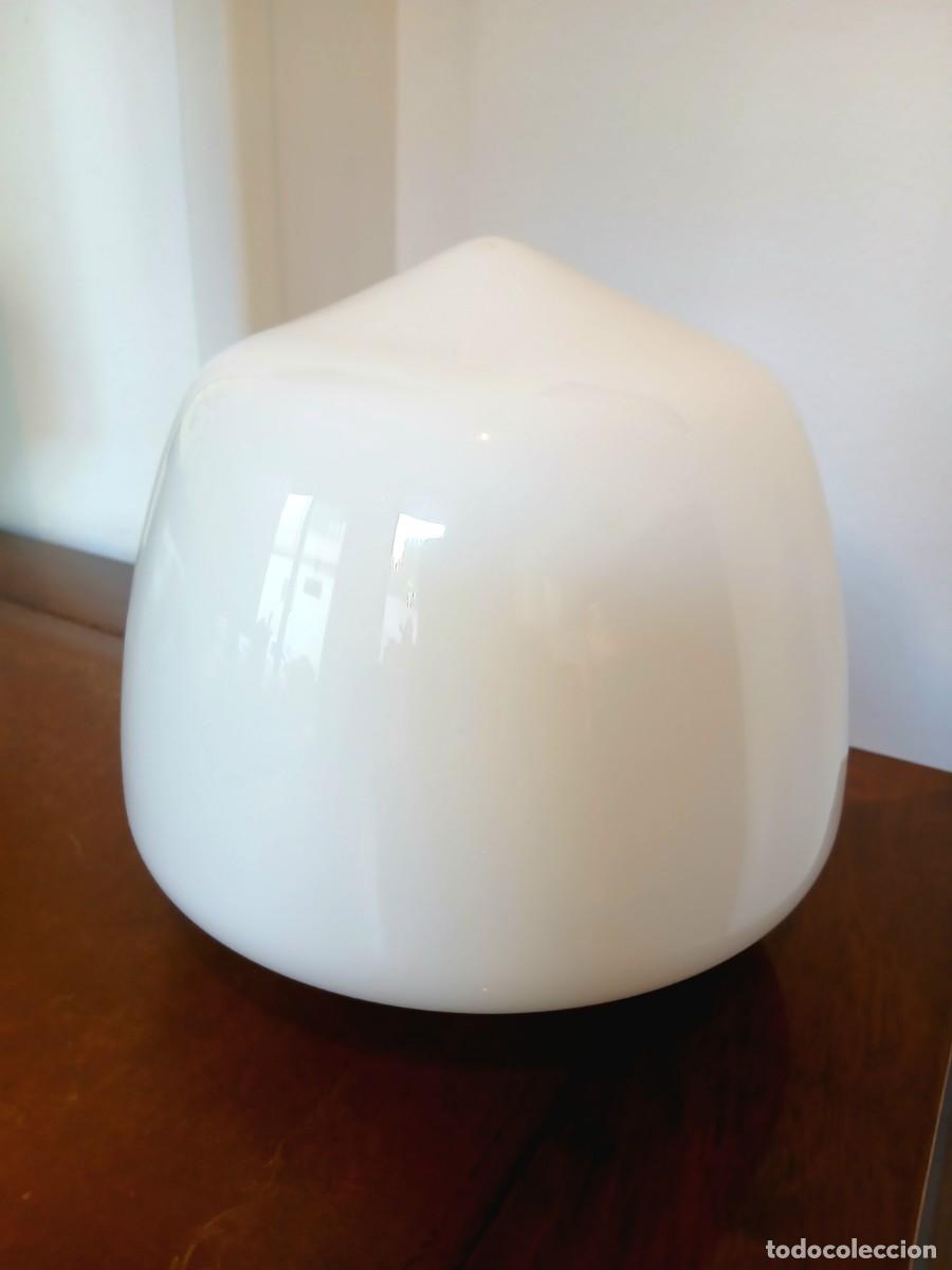 Vintage: GLOBO CRISTAL BLANCO ART DEC&Oacute; - Foto 3