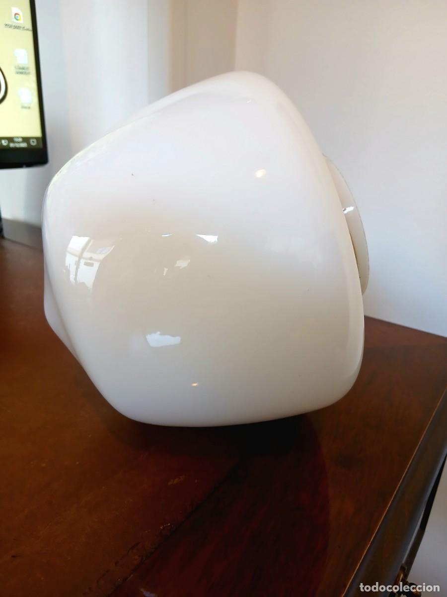 Vintage: GLOBO CRISTAL BLANCO ART DEC&Oacute; - Foto 4