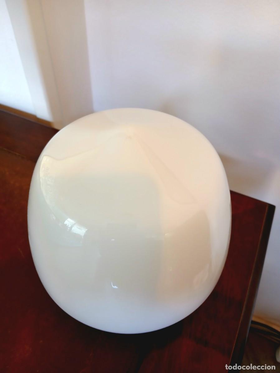 Vintage: GLOBO CRISTAL BLANCO ART DEC&Oacute; - Foto 5
