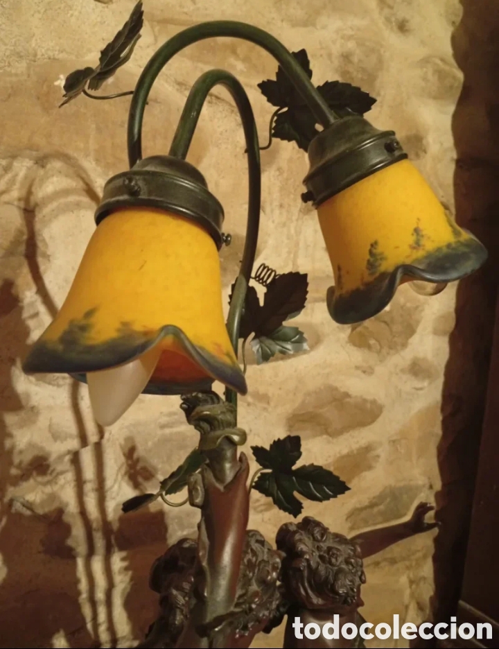 Vintage: Lampara estilo art Noveau - Foto 3