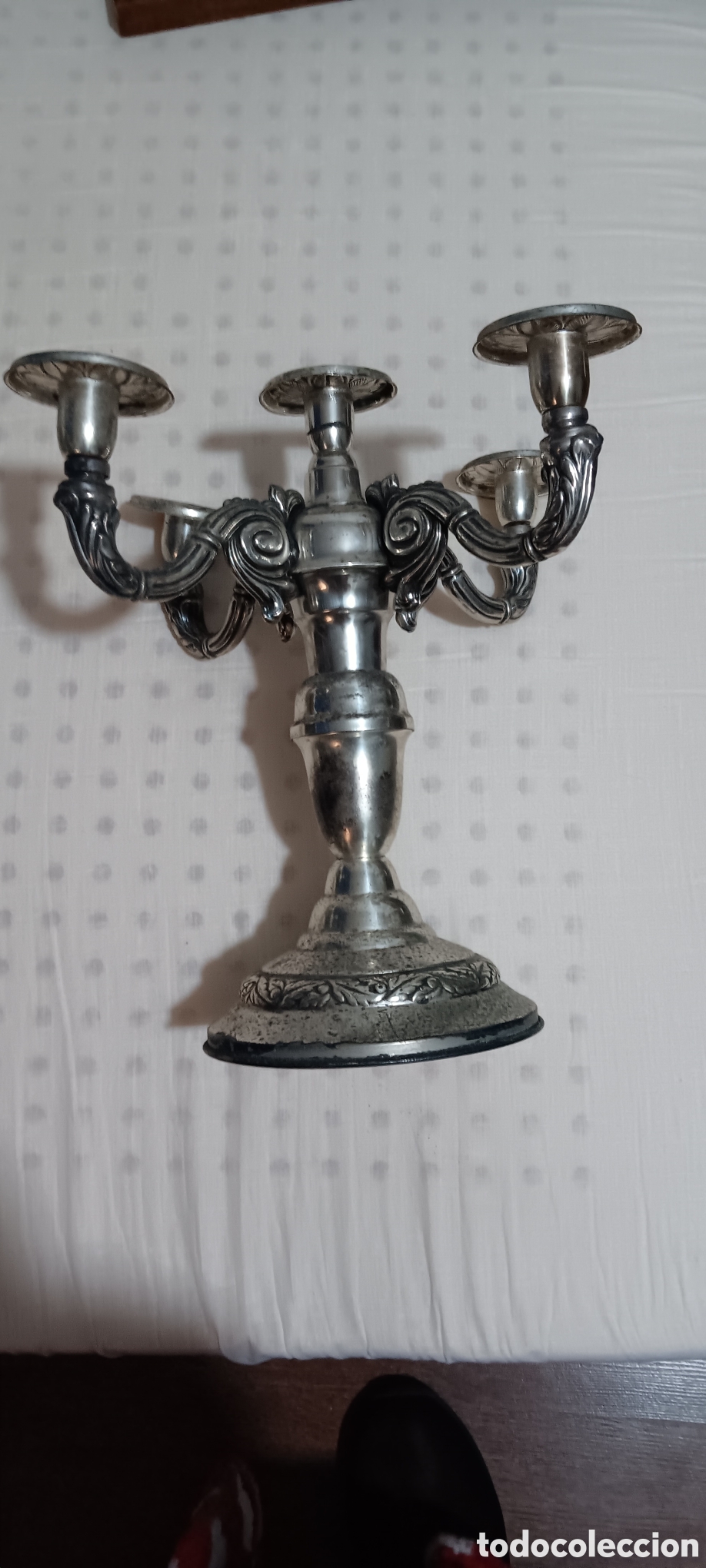 Vintage: Dos candelabros de 4 brazos - Foto 2