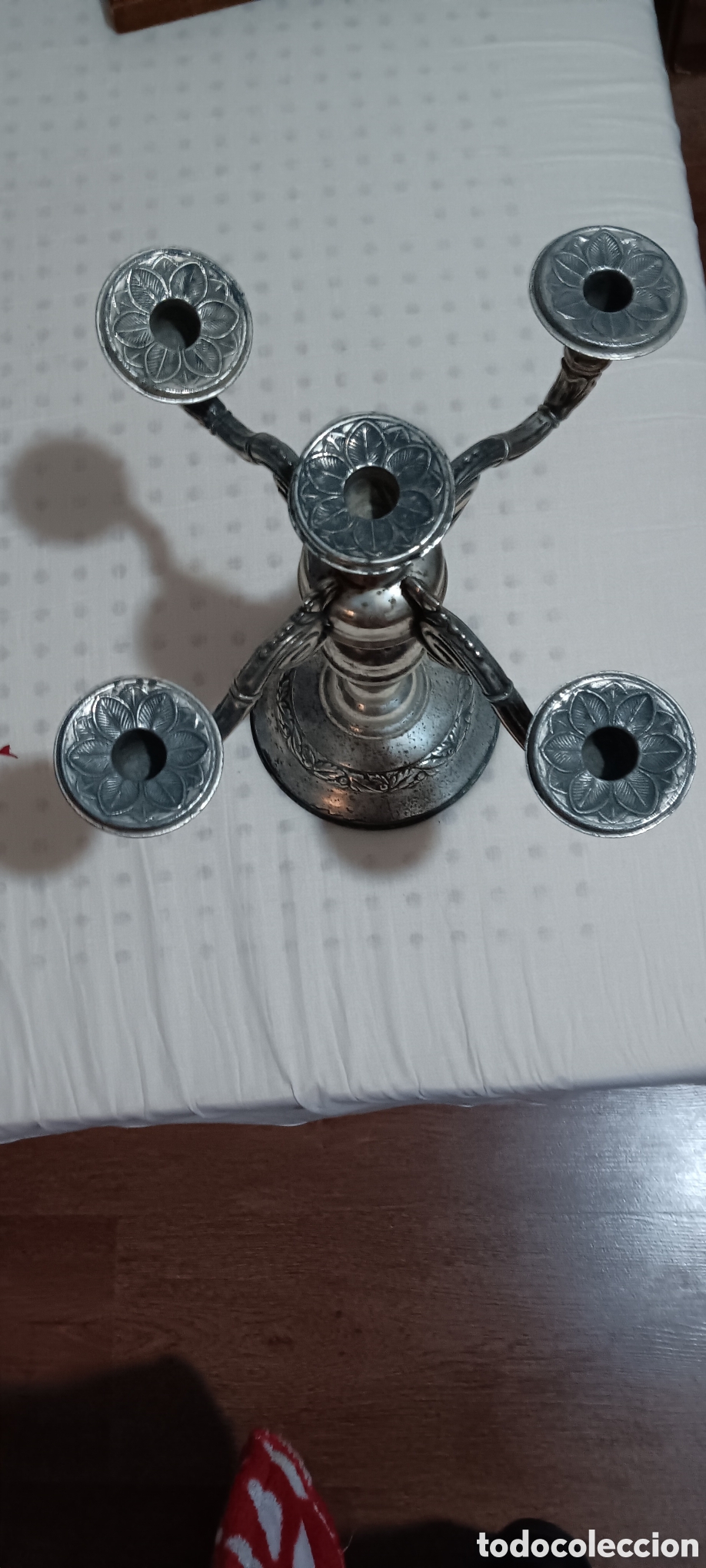 Vintage: Dos candelabros de 4 brazos - Foto 1