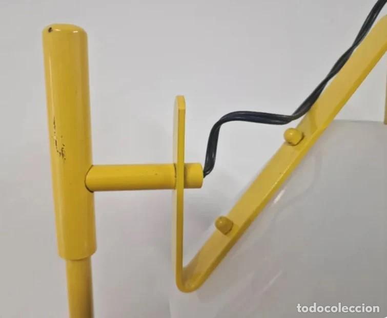 Vintage: L&aacute;mpara de mesa Codialpo amarilla - Foto 2