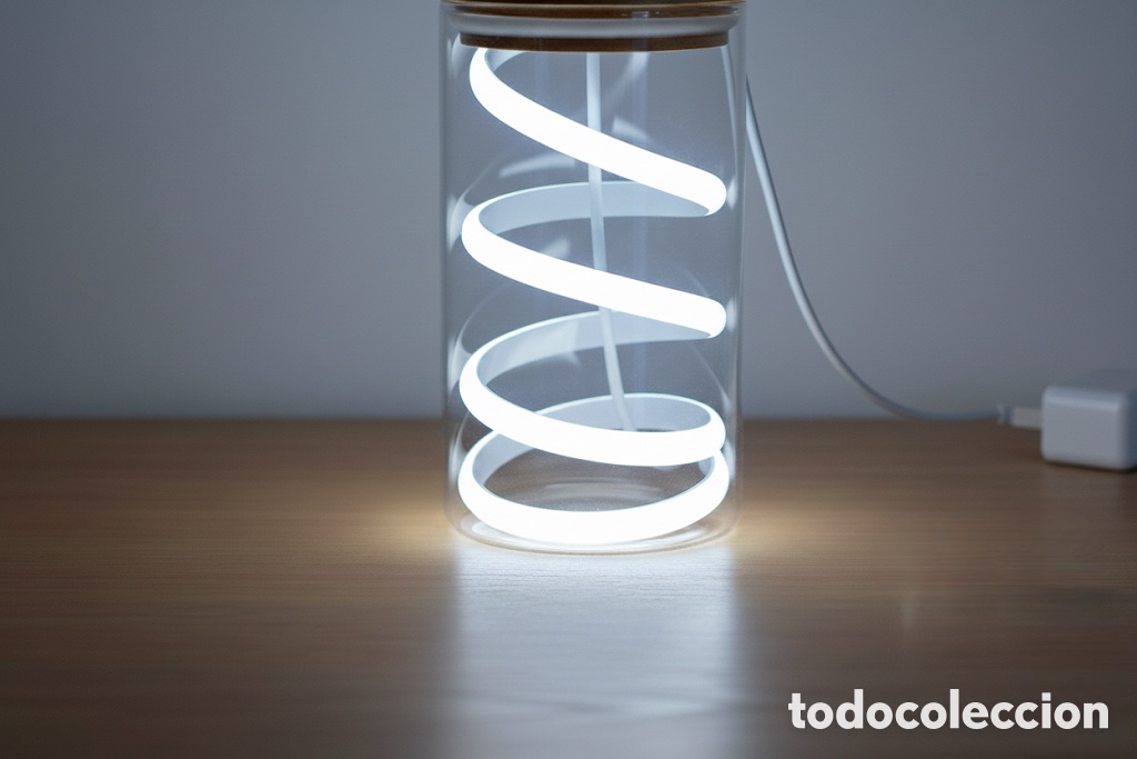 Vintage: L&aacute;mpara LED de Mesa Lum&iacute;nico - Foto 5