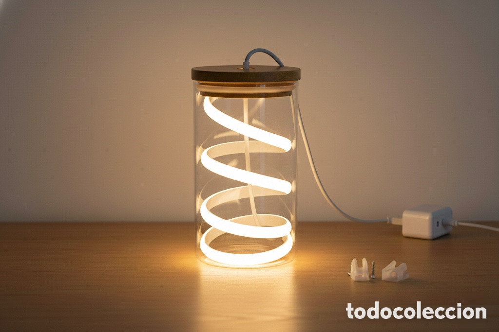 Vintage: L&aacute;mpara LED de Mesa Lum&iacute;nico - Foto 1