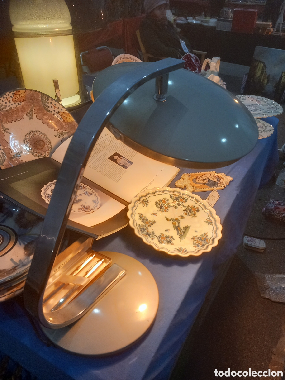 Vintage: Fase lampara 520c gris plateado - Foto 2