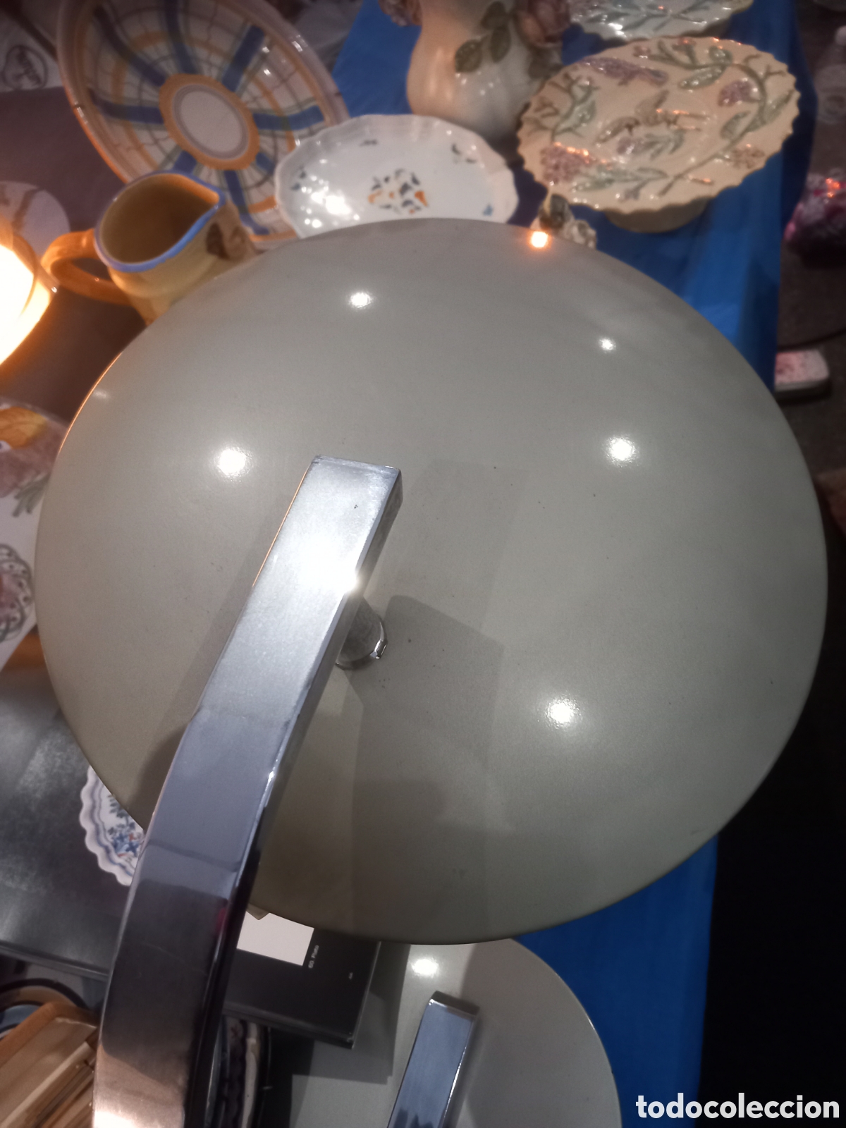 Vintage: Fase lampara 520c gris plateado - Foto 3