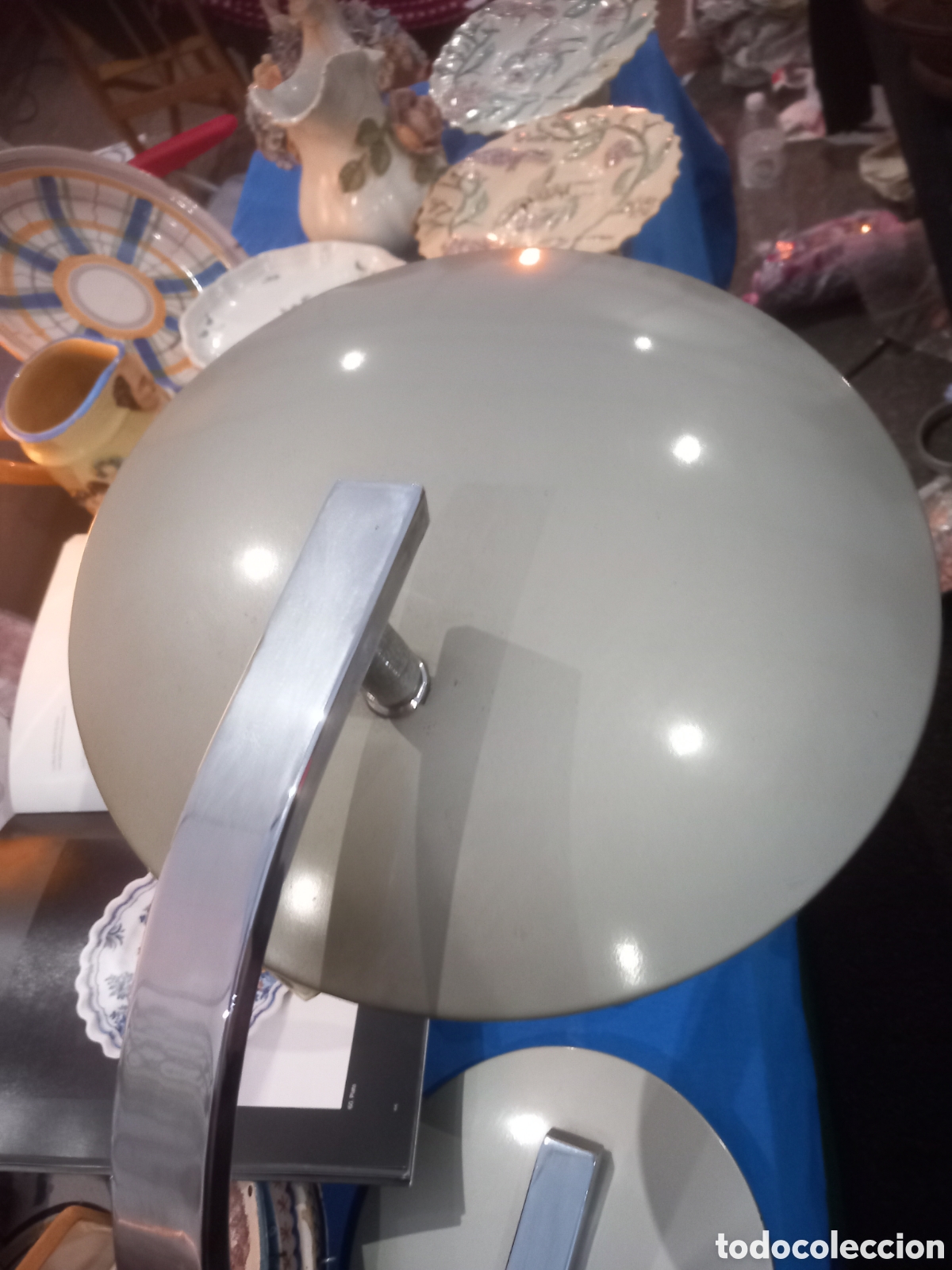 Vintage: Fase lampara 520c gris plateado - Foto 6