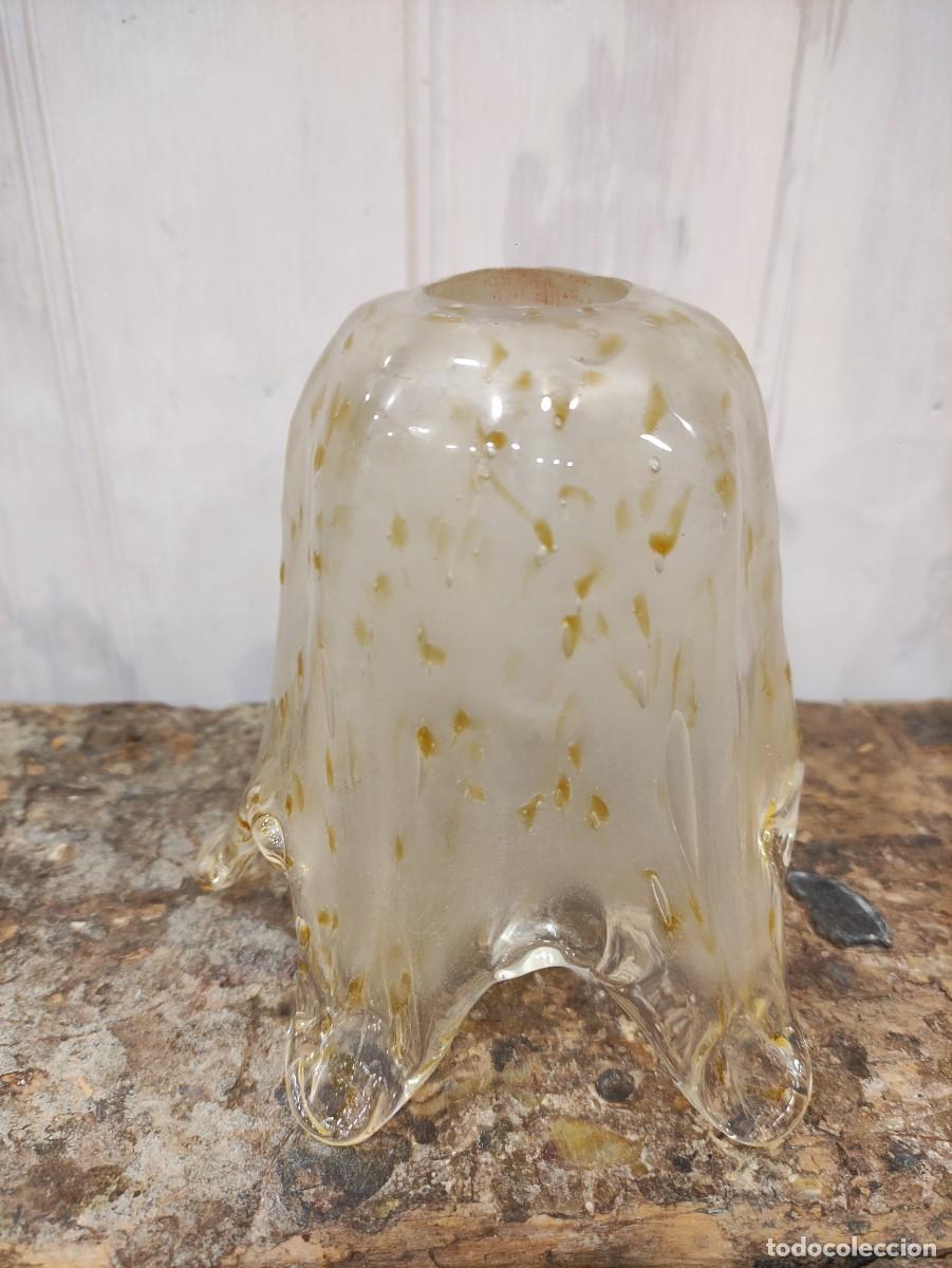 Vintage: Pareja tulipas cristal de murano - Foto 3