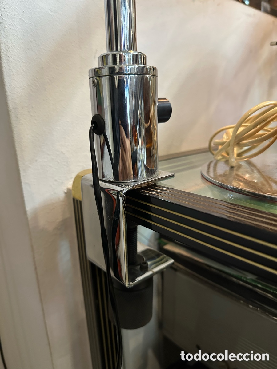 Vintage: FLEXO DE MESA CON PINZA MARCA MADOM DE LOS A&Ntilde;OS 70 - Foto 5