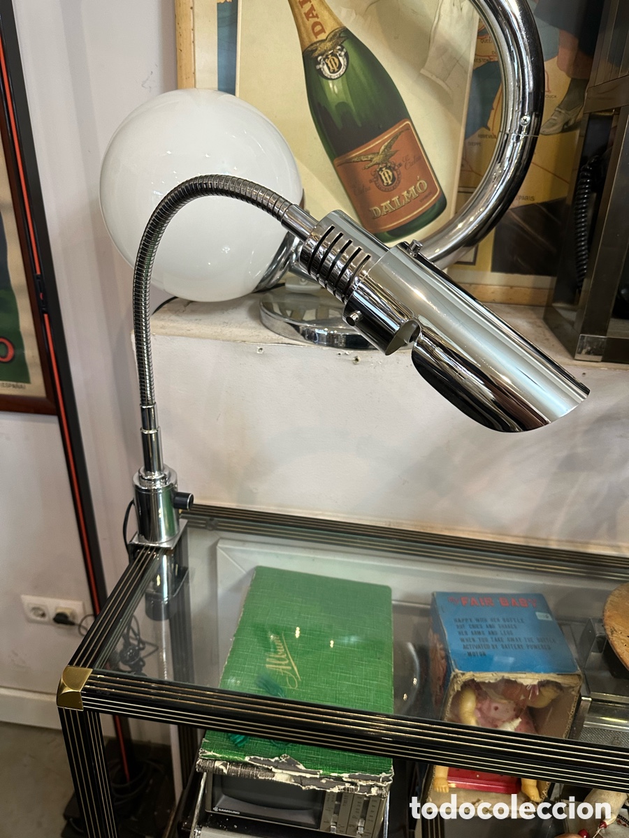 Vintage: FLEXO DE MESA CON PINZA MARCA MADOM DE LOS A&Ntilde;OS 70 - Foto 1