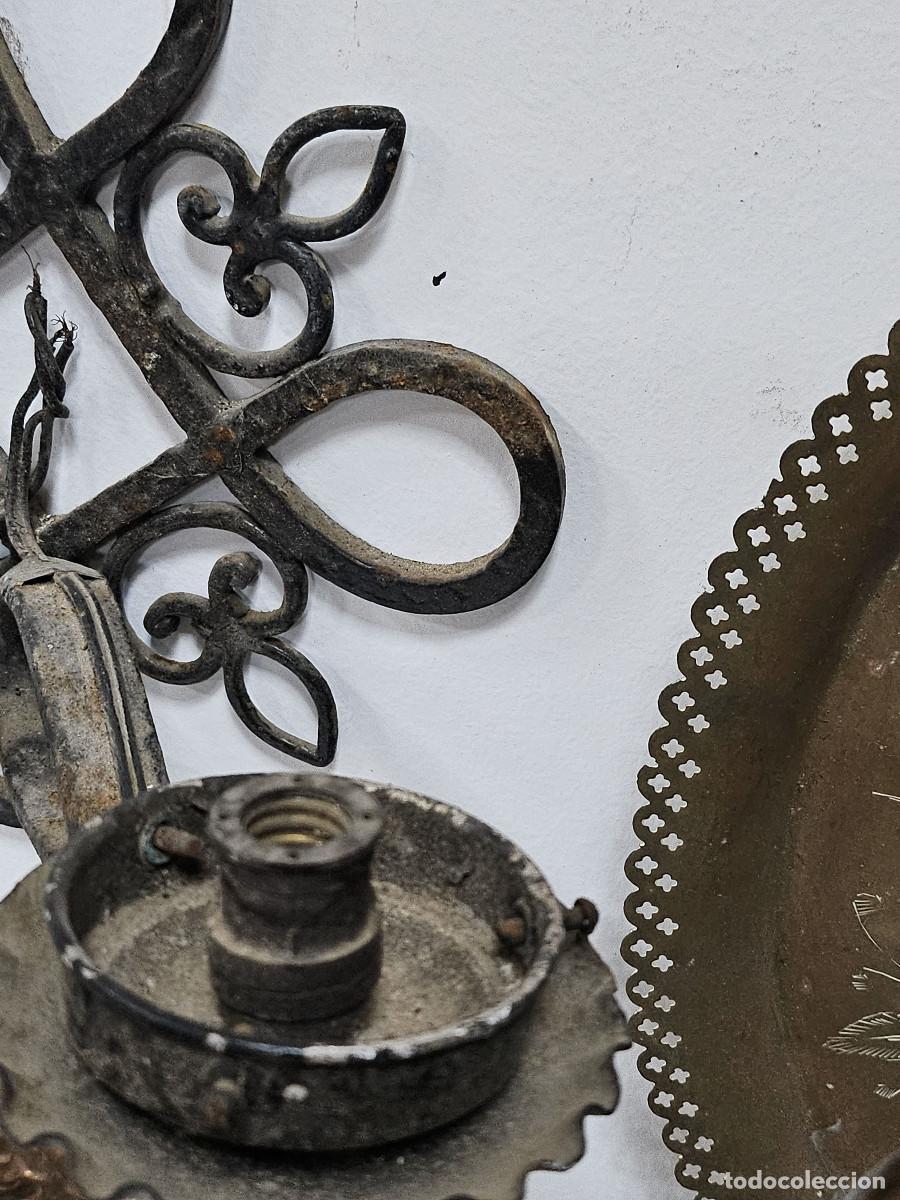 Vintage: aplique de hierro rustico - Foto 3