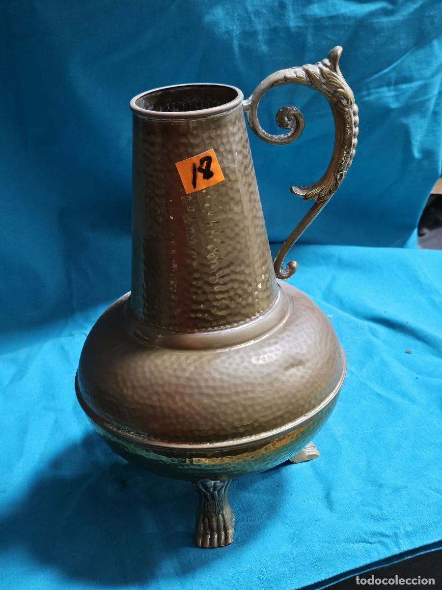Vintage: jarra de emtal decorativo - Foto 1