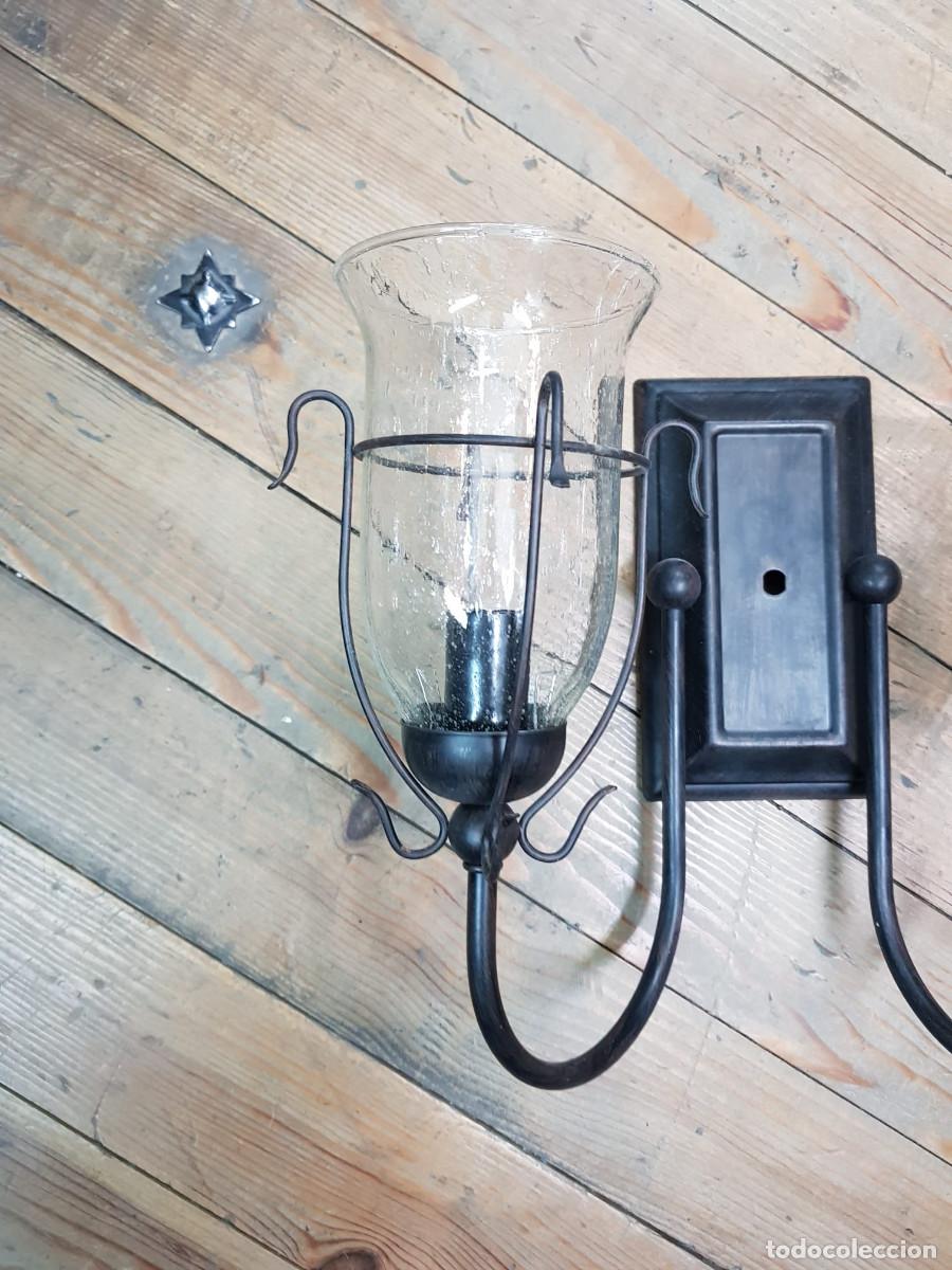 Vintage: LAMPARA-APLIQUE DE 2 LUCES - Foto 2