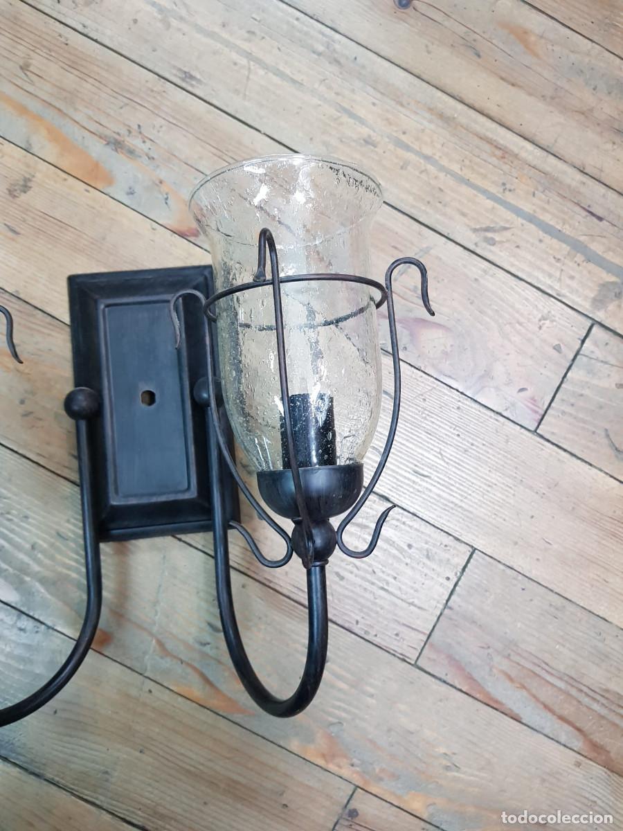 Vintage: LAMPARA-APLIQUE DE 2 LUCES - Foto 3