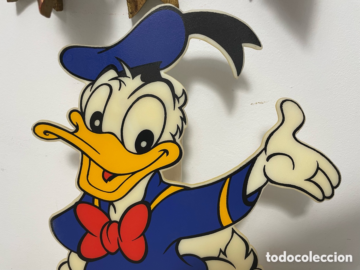 Vintage: L&Aacute;MPARA PARED PATO DONALD - Foto 3