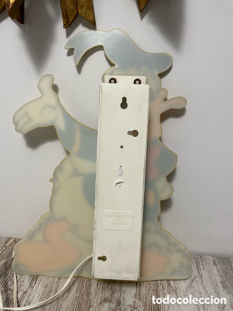 Vintage: L&Aacute;MPARA PARED PATO DONALD - Foto 7