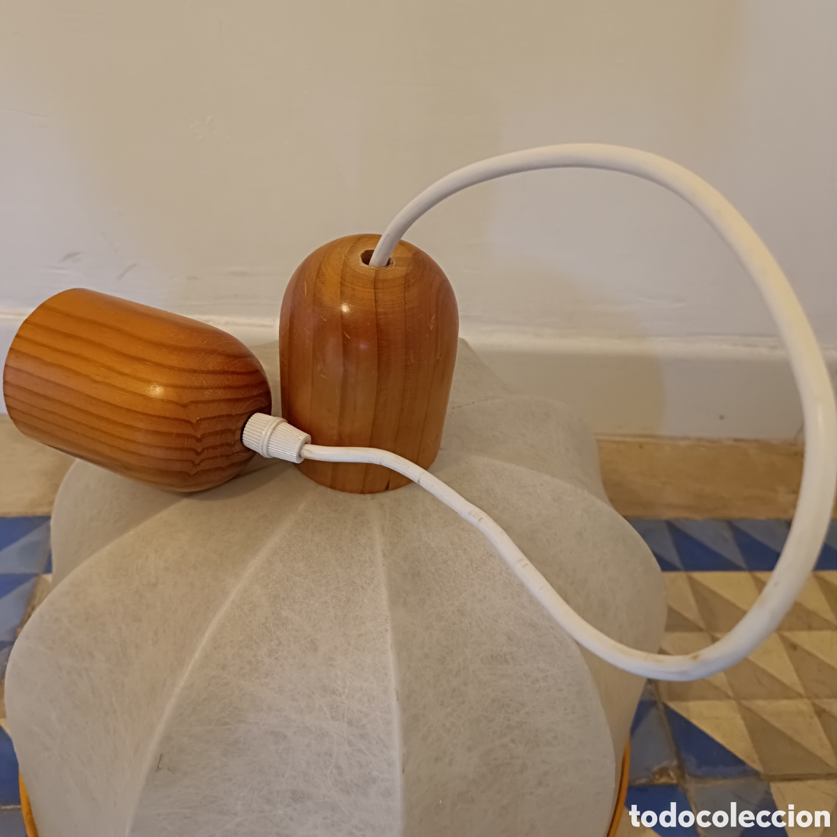 Vintage: L&aacute;mpara de techo Cocoon - Foto 6