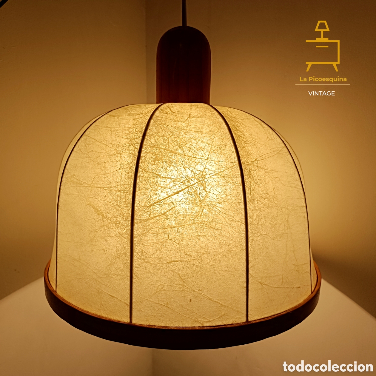 Vintage: L&aacute;mpara de techo Cocoon - Foto 1