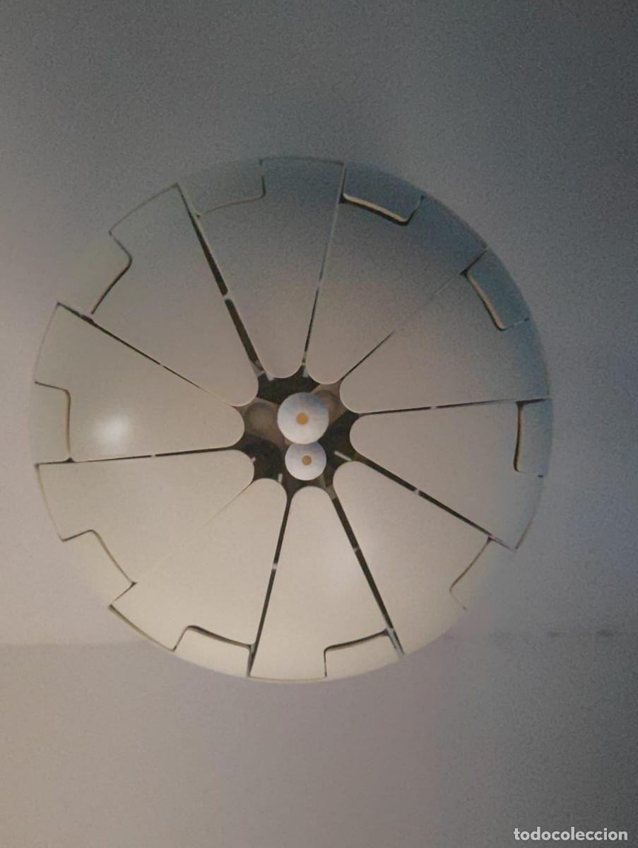 Vintage: L&aacute;mpara de techo IKEA PS 2014- blanco beige y azul - Foto 2