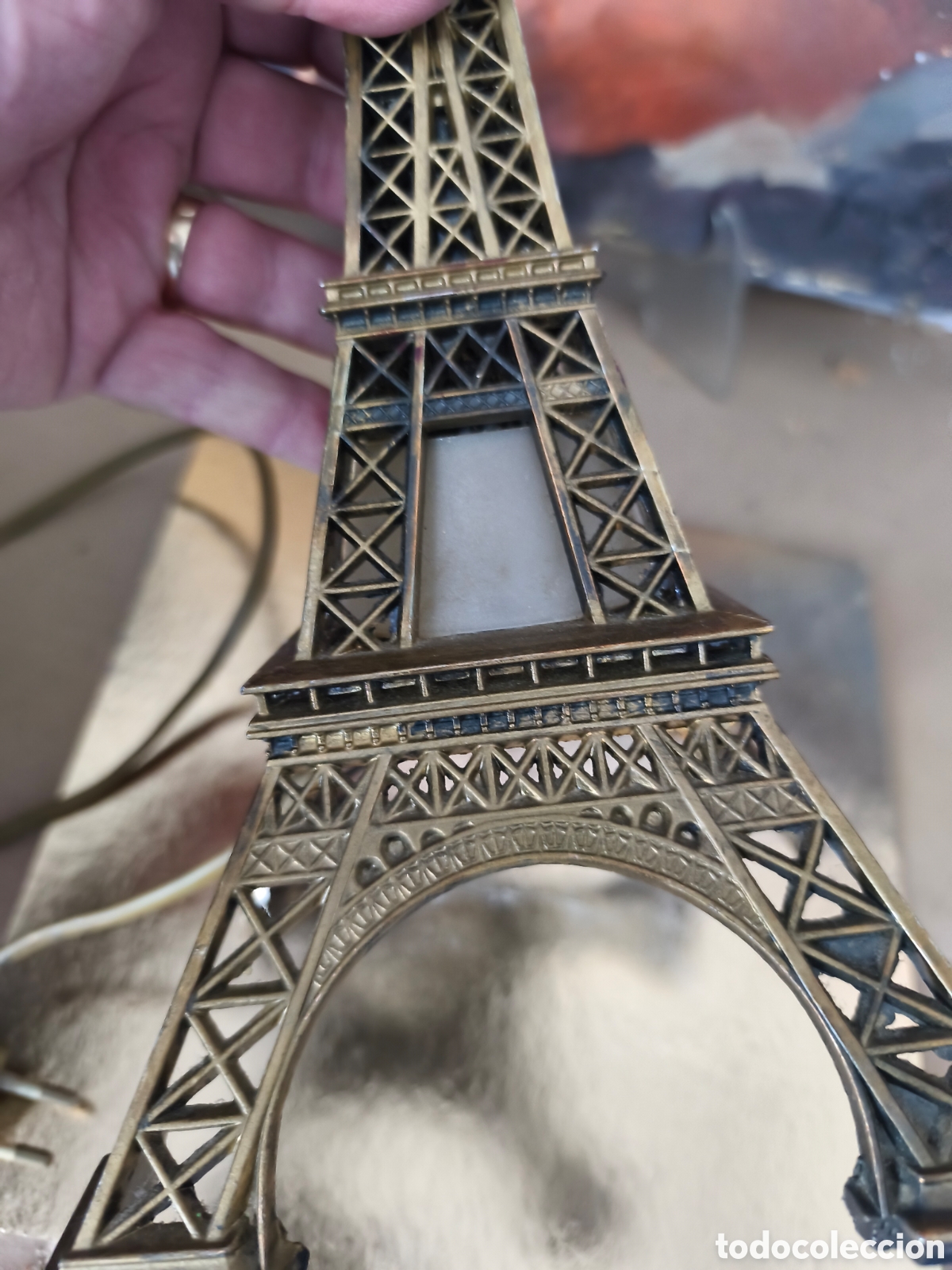 Vintage: Lampara sobremesa vintage Torre Eiffel - Foto 5