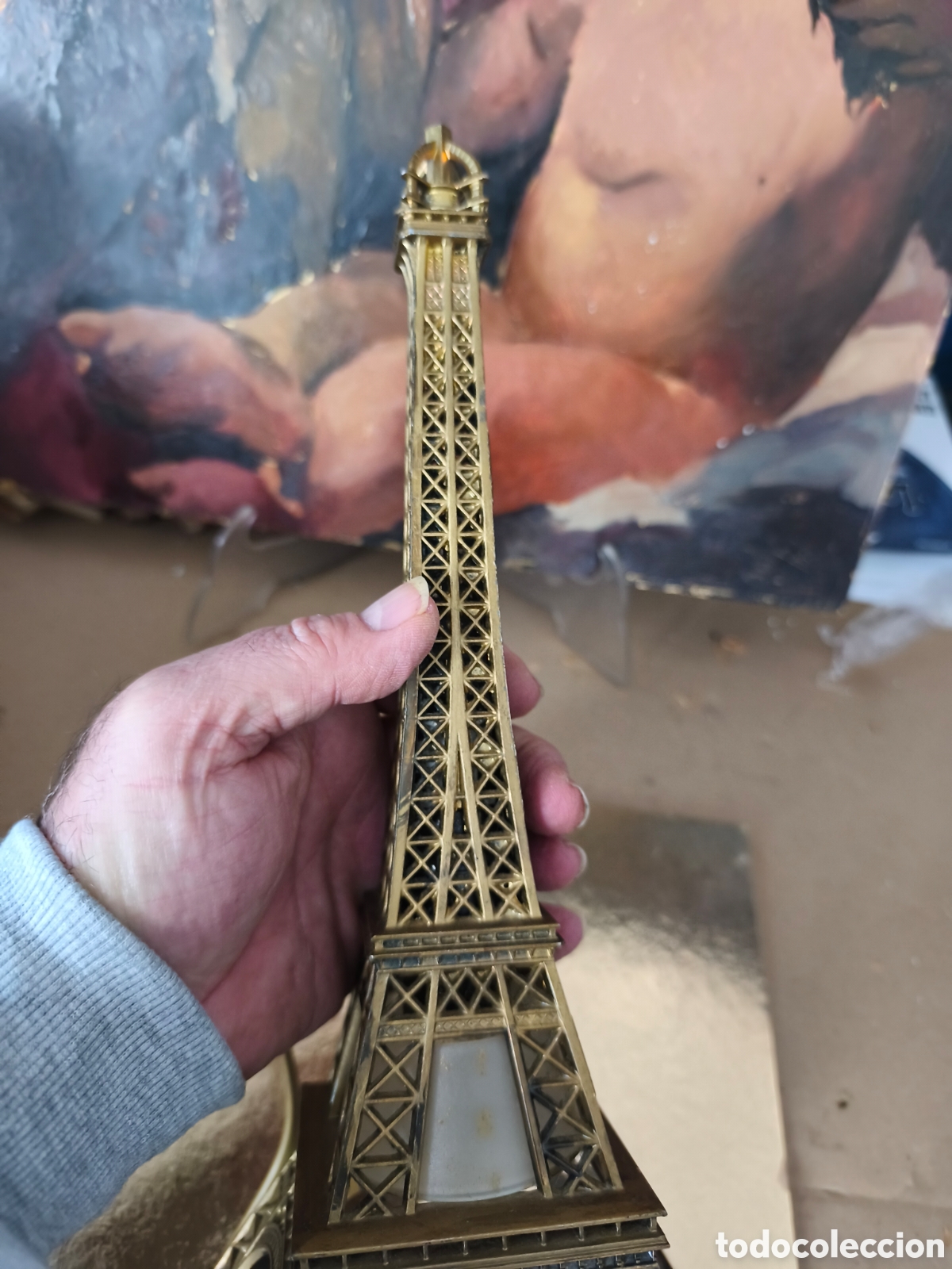 Vintage: Lampara sobremesa vintage Torre Eiffel - Foto 10