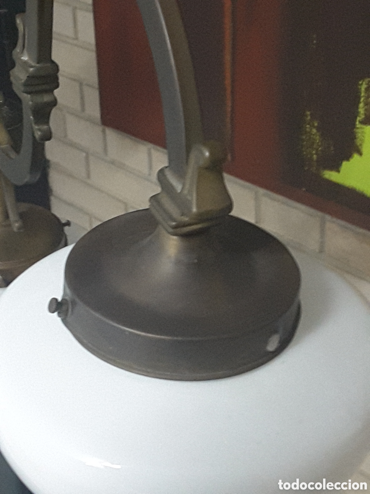 Vintage: L&aacute;mpara de techo modernista - Foto 4