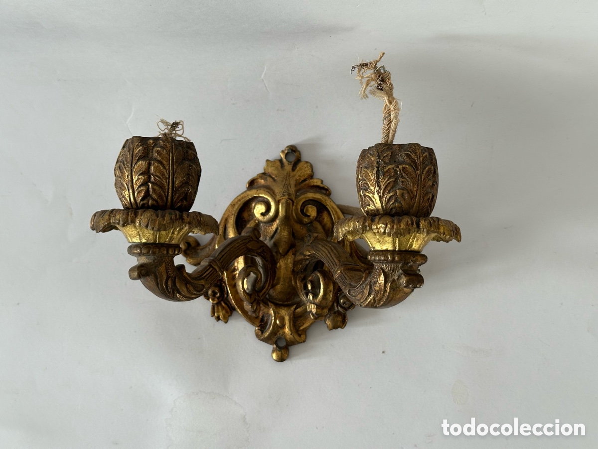 Vintage: Aplique de pared de dos brazos - Foto 1