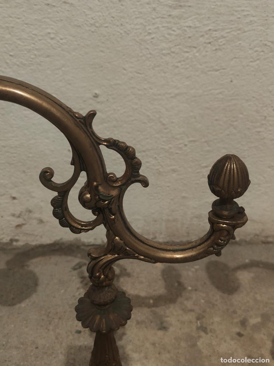 Vintage: Lamparas de mesa de bronce - Foto 5