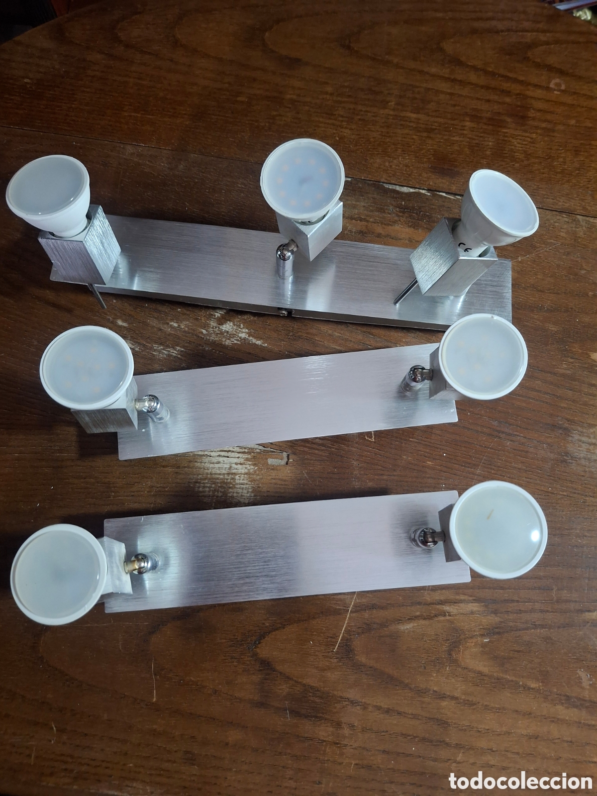 Vintage: Tres apliques de luz para pared - Foto 1