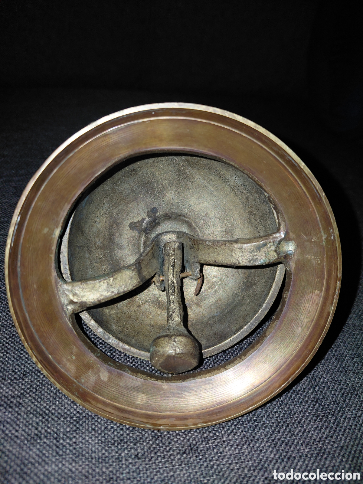 Vintage: ANTIGUO TIMBRE DE RECEPCI&Oacute;N - Foto 2